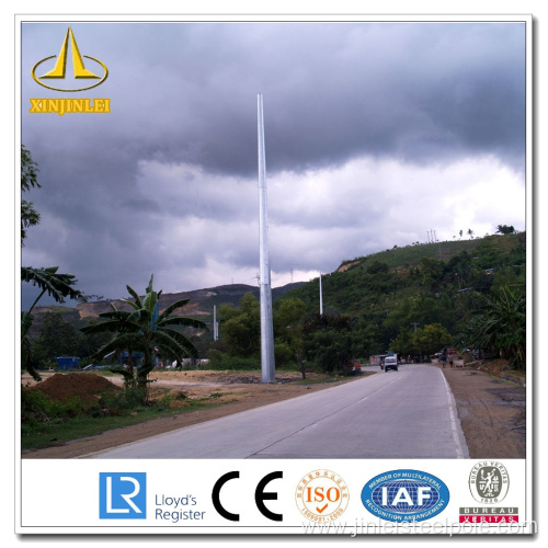 Galvanized 500kv Steel Power Poles